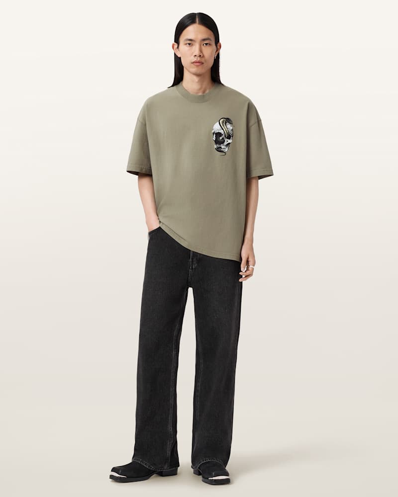 Snakehead Oversized Graphic T-Shirt