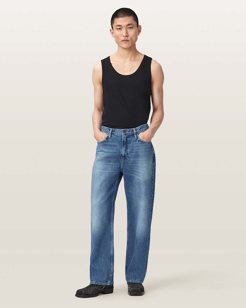 Mullen Straight Leg Loose Denim Jeans