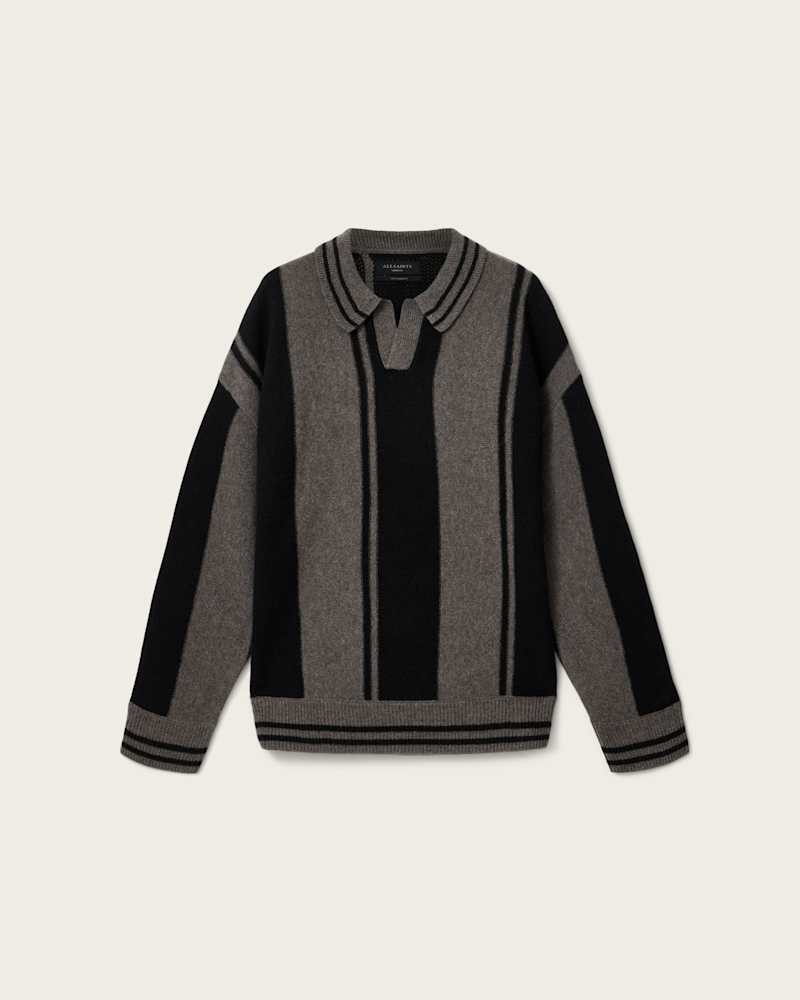 Taylor Long Sleeve Wool Polo 