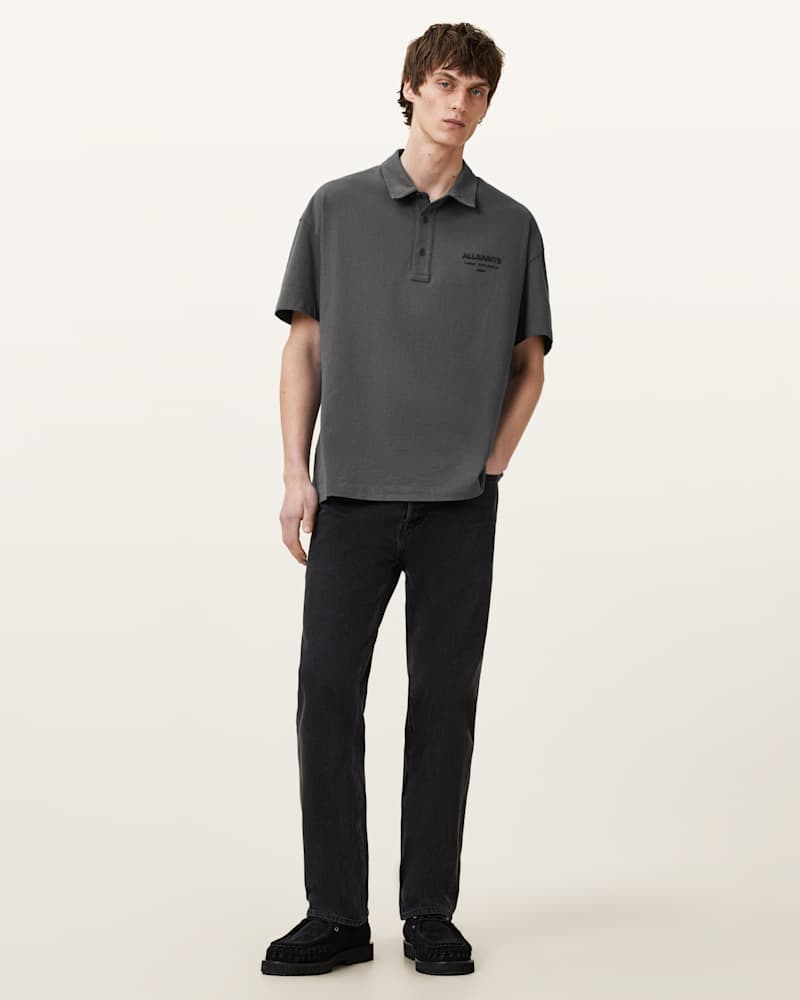 Xander Oversized Short Sleeve Polo Shirt