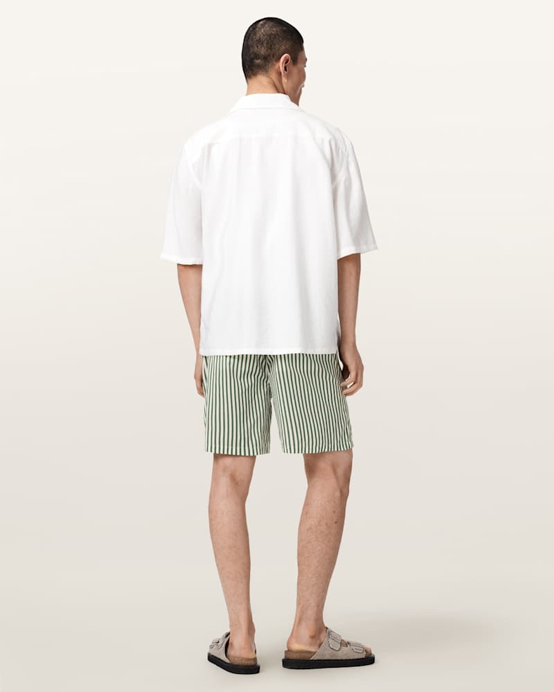 Chopin Straight Fit Striped Shorts