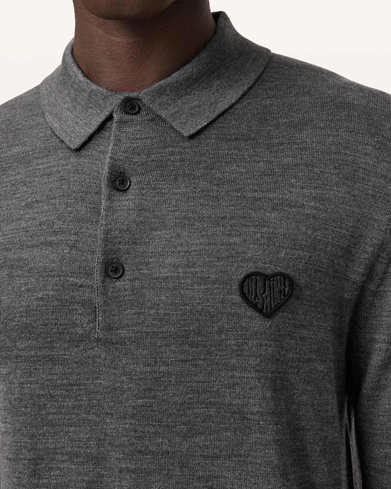 Lover Merino Long Sleeve Polo