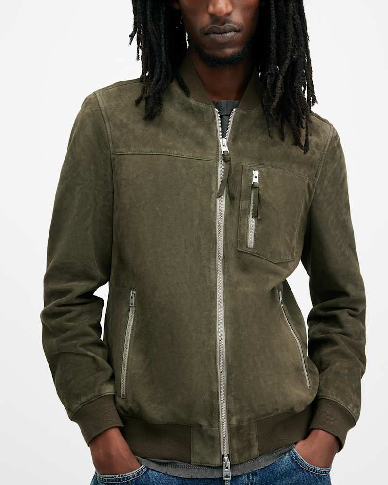 Kairo Suede Bomber Jacket