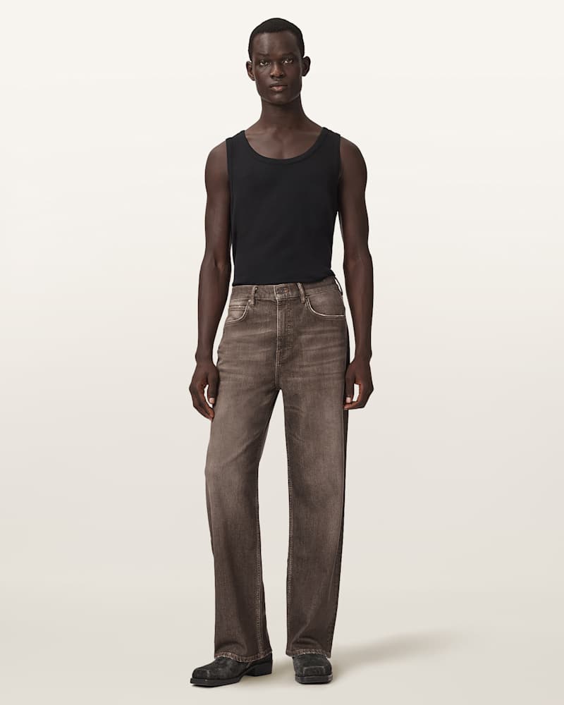 Lenny Loose Fit Wide Leg Denim Jeans