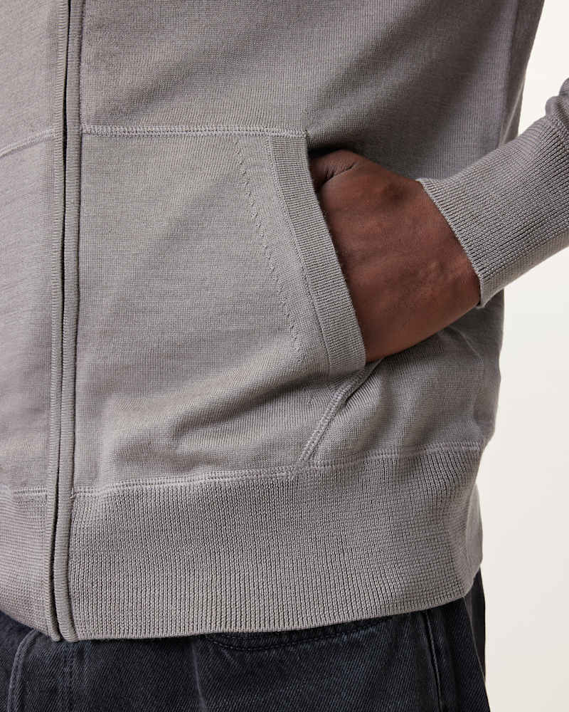 Mode Merino Zip Up Ramskull Hoodie