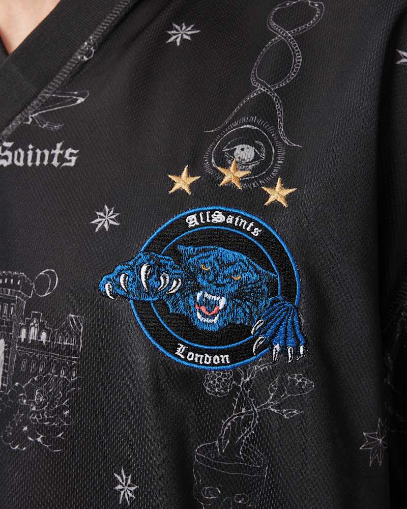 Terra Oversized Short Sleeve Football Shirt