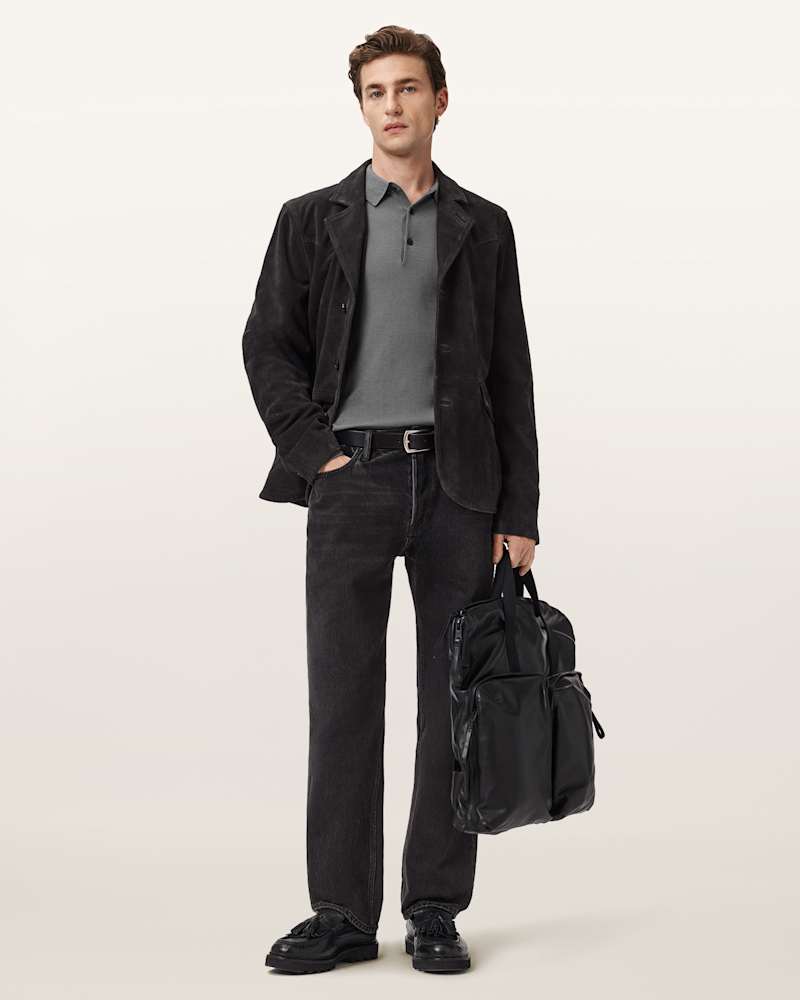 Mode Merino Long Sleeve Polo Shirt