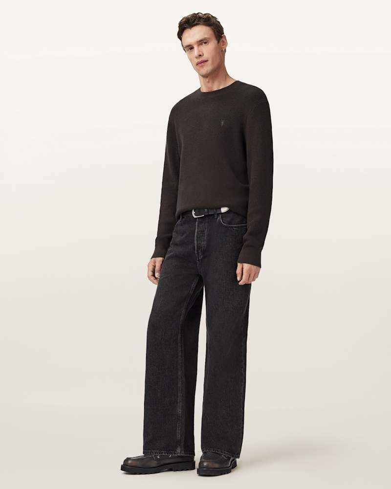 Aspen Waffle Crew Neck Jumper