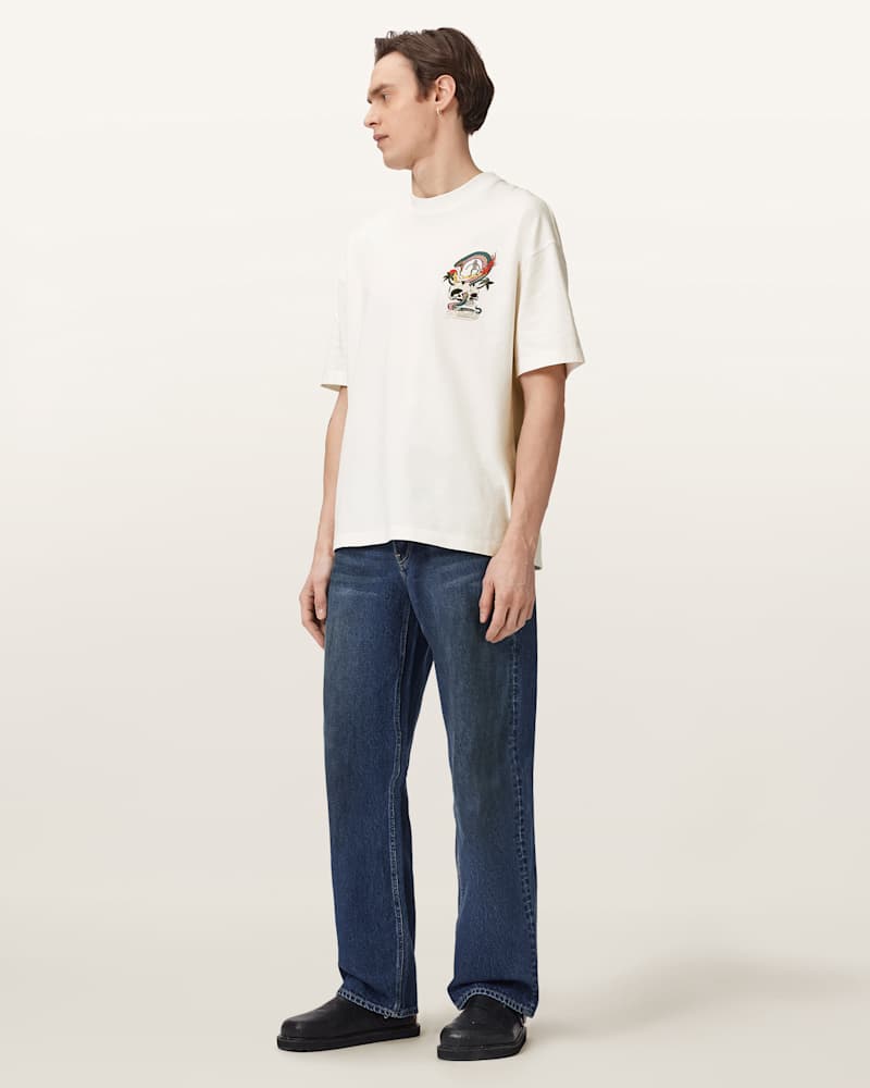 Snakepit Oversized Short Sleeve Graphic T-Shirt  
