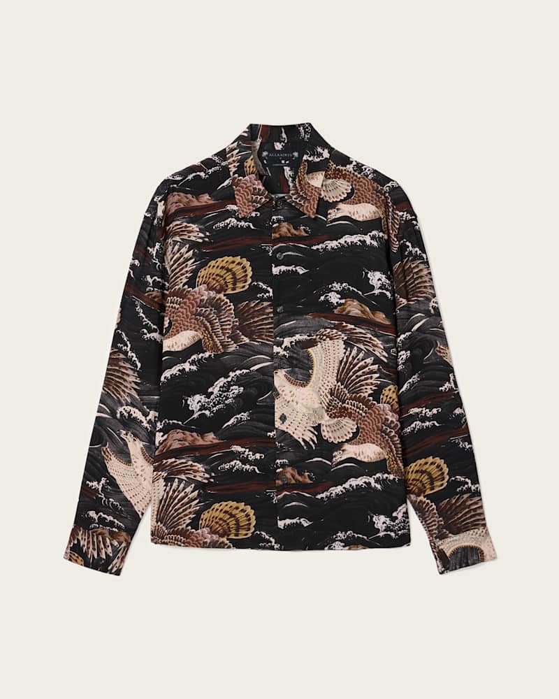 Corsican Printed Oversized Shirt