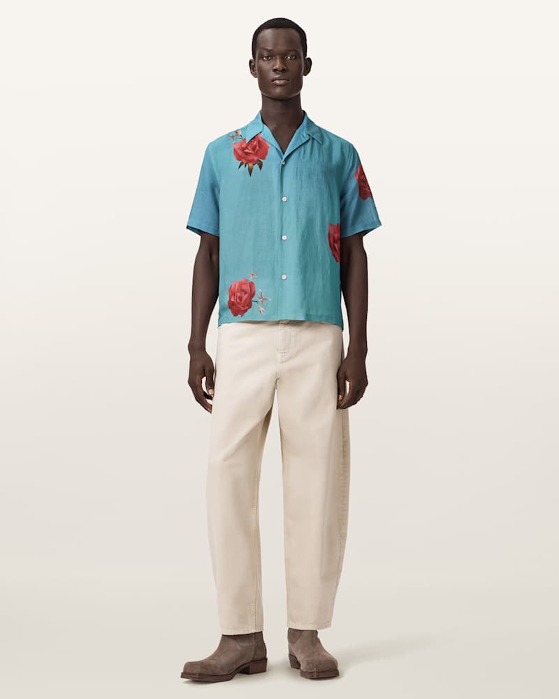 Fleur Fazed Boxy Short Sleeve Shirt