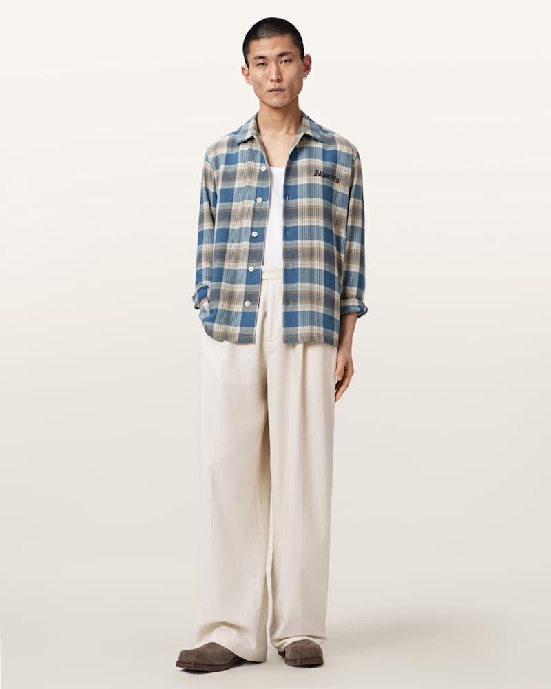 Alta Relaxed Long Sleeve Check Shirt