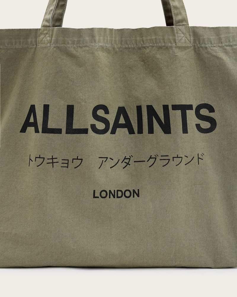 Underground Logo Printed Tote Bag