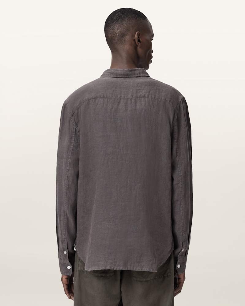 Loom Long Sleeve Linen Shirt