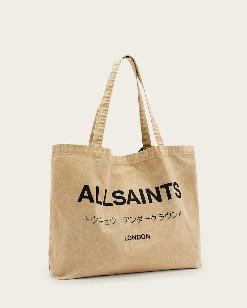 Underground Acid Wash Logo Tote Bag