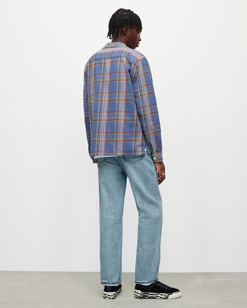 Curtis Straight Fit Damaged Denim Jeans