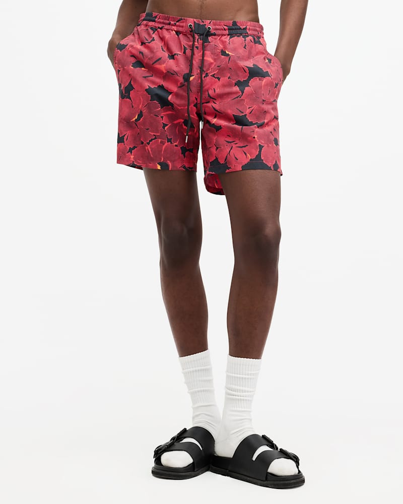 Kaza Elasticated Waist Floral Swim Shorts