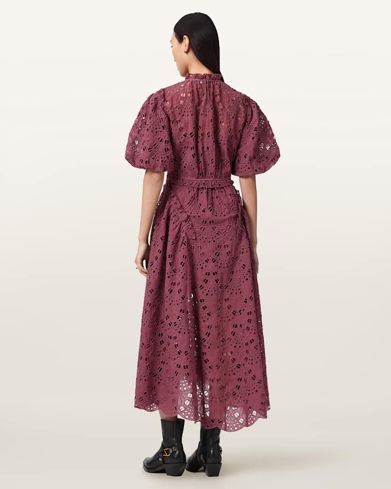 Odette Broiderie Anglais Maxi Dress