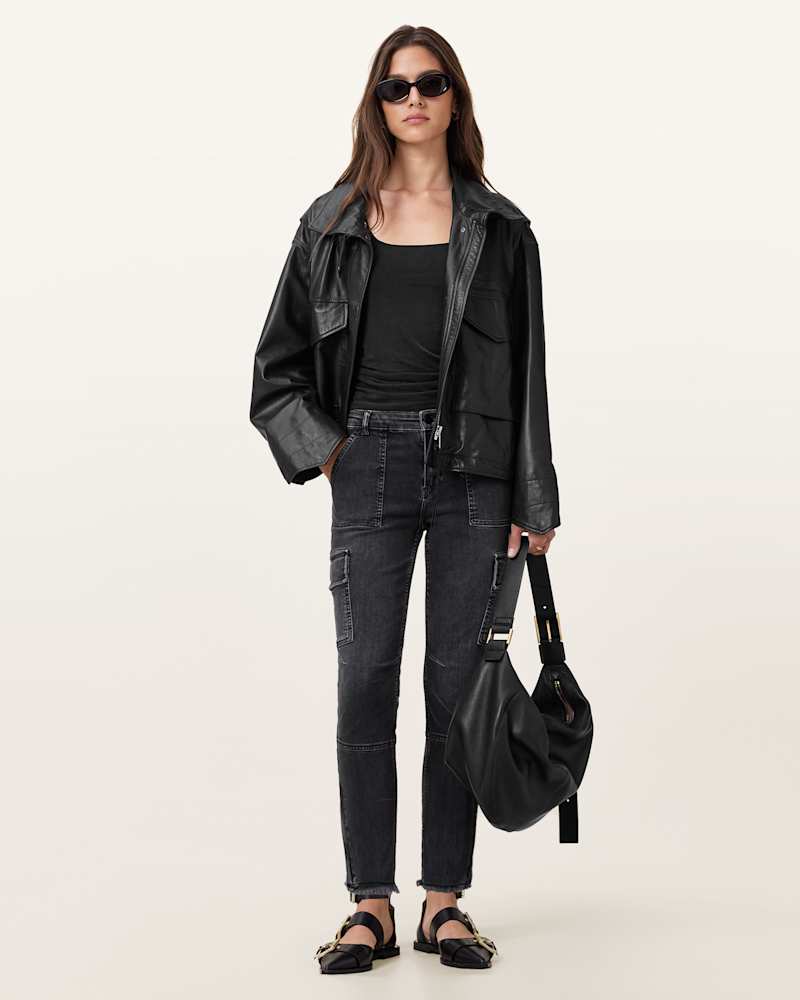 Duran Skinny Denim Cargo Jeans