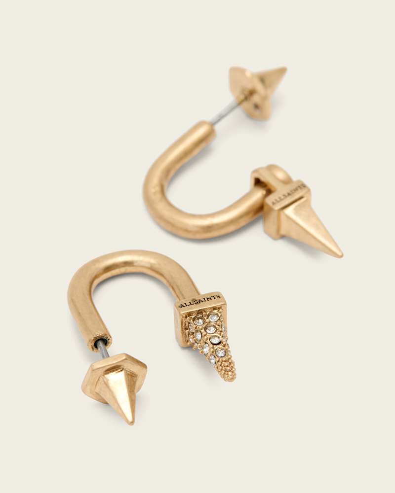 Laio Spike Front Back Earrings