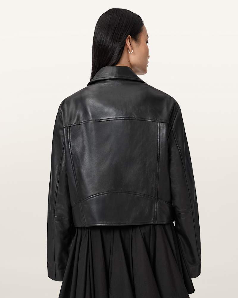 Masone Leather Biker Jacket