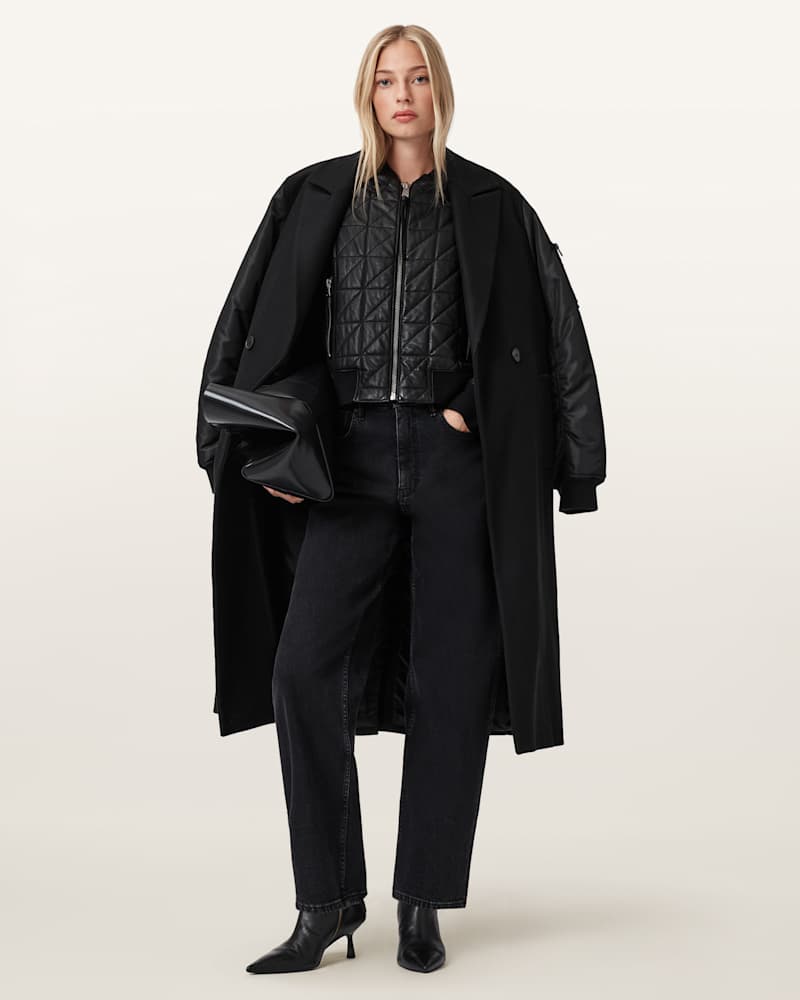 Paulah Wool Blend Double Breasted Coat