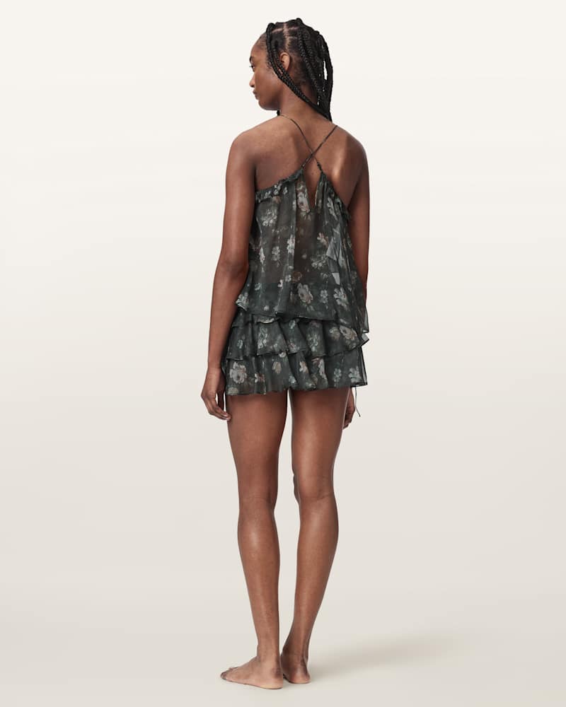 Nyx Silk Smocked Shorts
