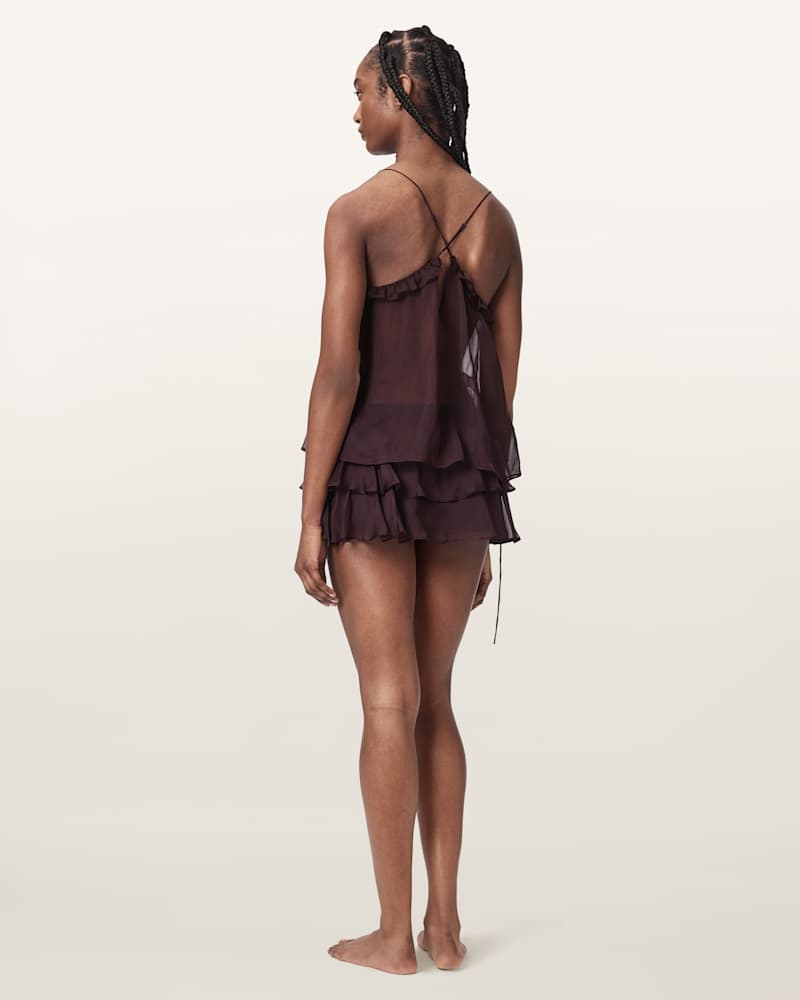 Nyx Silk Smocked Shorts