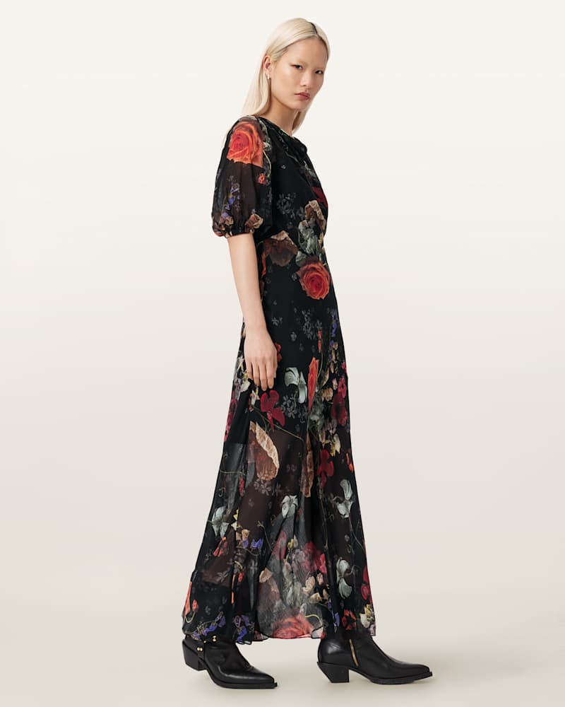 Tiwa Floral Midi Dress