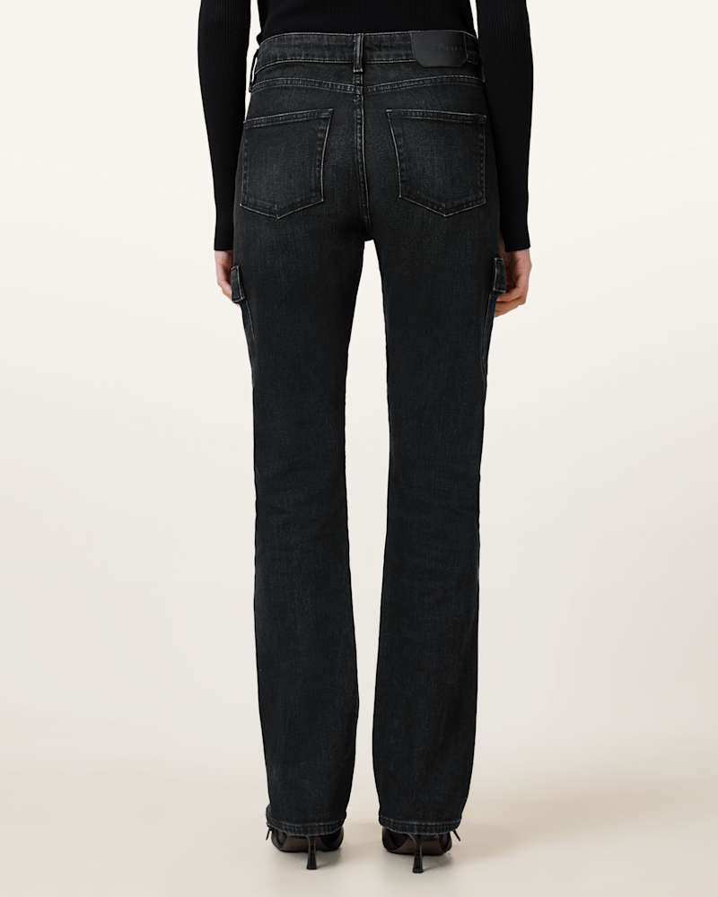 Hollis Slim Denim Bootcut Jeans