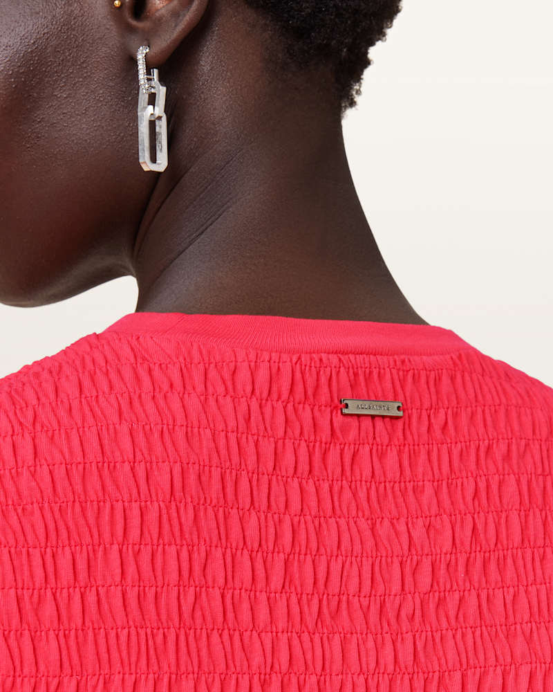 Dael Smocked Slim Top