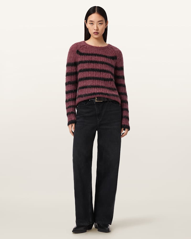 Riga Striped Crew Neck Jumper
