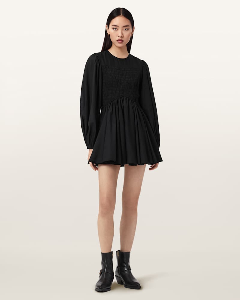 Chia Smocked Mini Dress