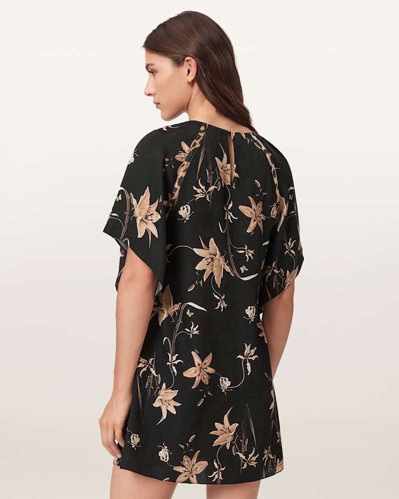 Xena Floral Print Mini Dress