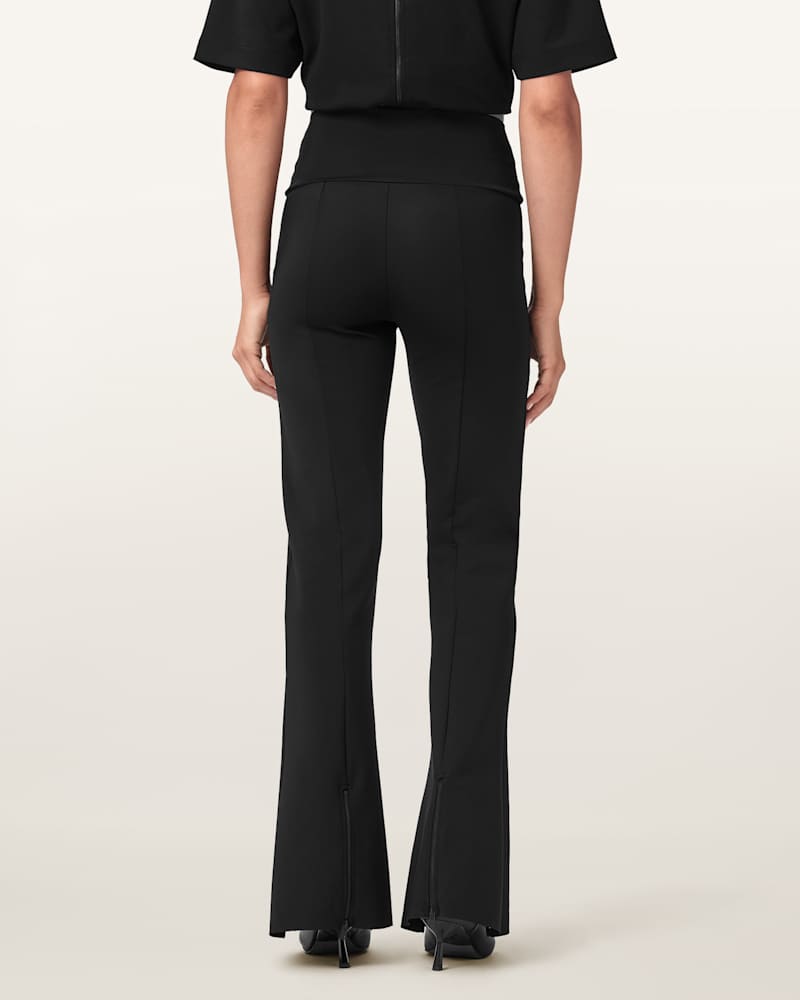 Rebecca Zip Flared Trousers