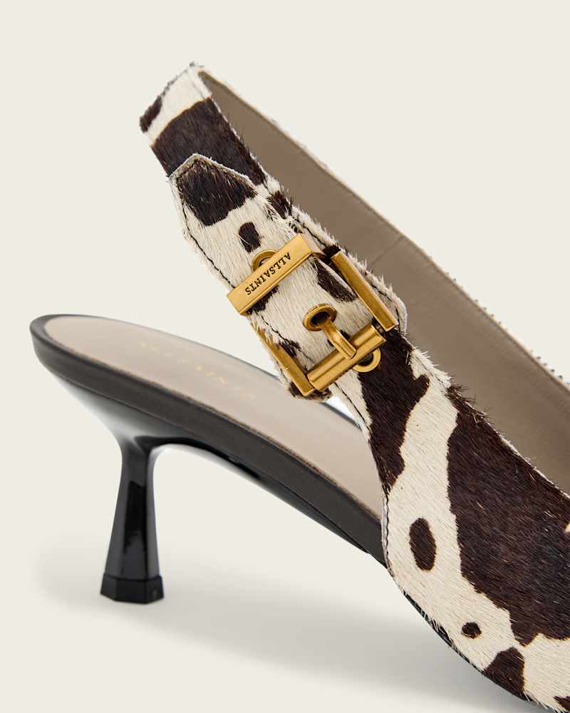 Hera Cowhide Slingback Shoes