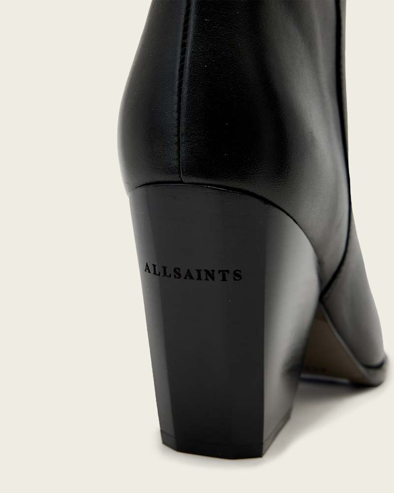 Reina Leather Zip Boots