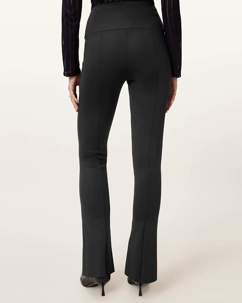 Ryla Flared Hem Slim Fit Trousers