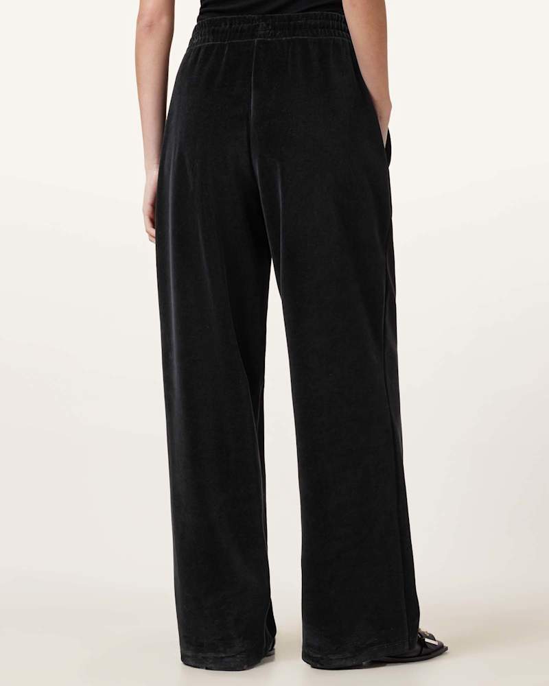 Vin Wide Leg Velvet Joggers