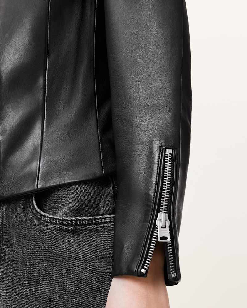 Rayna Leather Biker Jacket