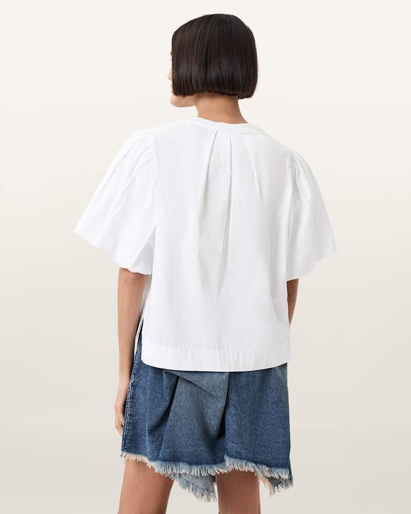 Jess Relaxed Woven T-Shirt