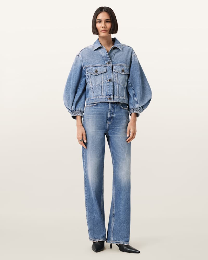 Luca Cropped Denim Jacket