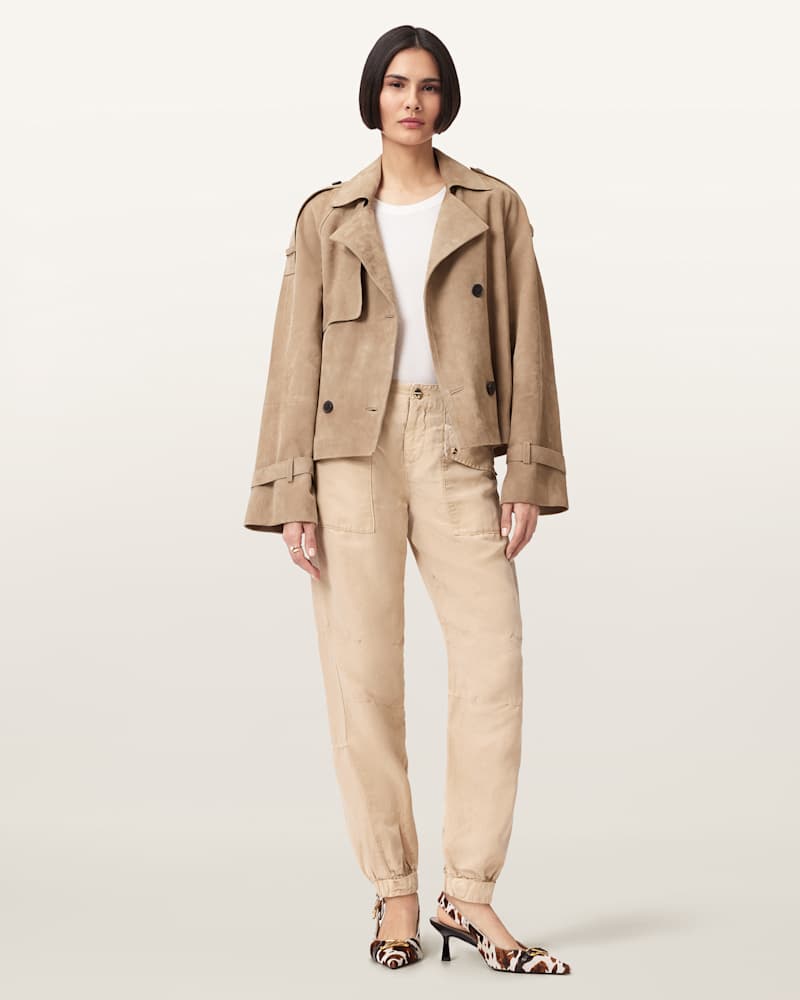 Val Cargo Linen Blend Trousers