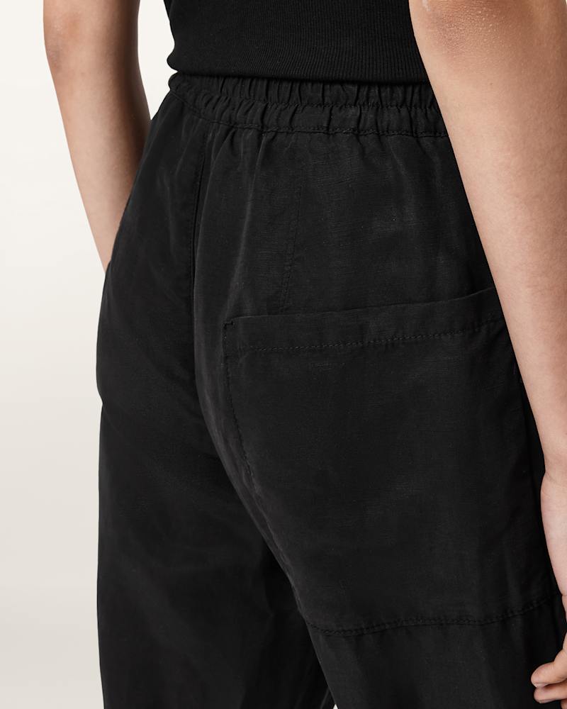 Val Cargo Linen Blend Trousers