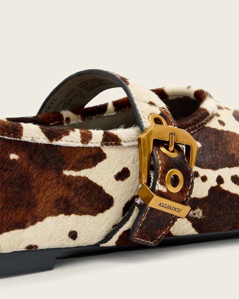 Sabine Cowhide Leather Ballet Flats