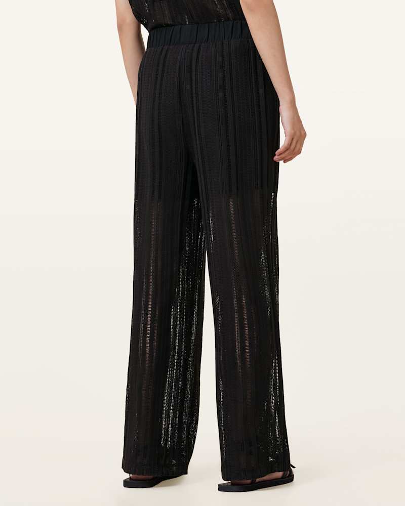 Giana Crochet Ladder Wide Leg Trousers