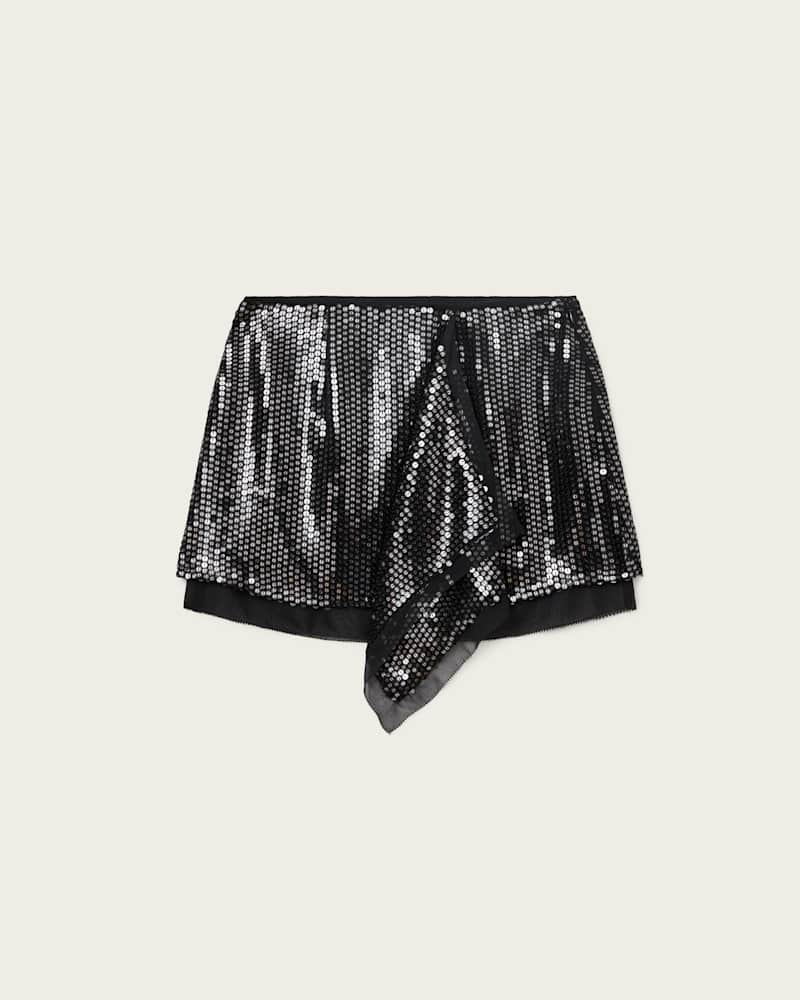 Fonsie Embellished Short Skirt