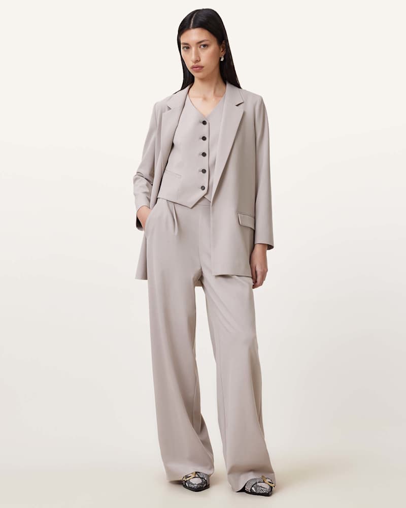 Aleida Lightweight Wide Leg Trousers
