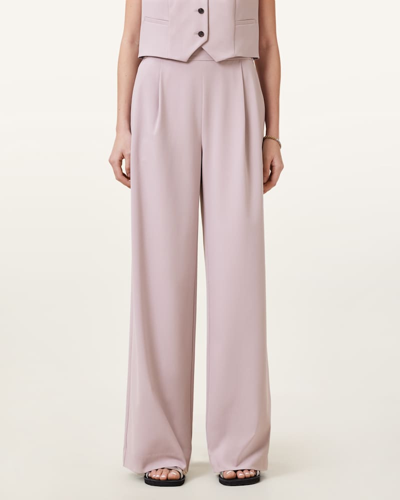 Aleida Lightweight Wide-Leg Trousers
