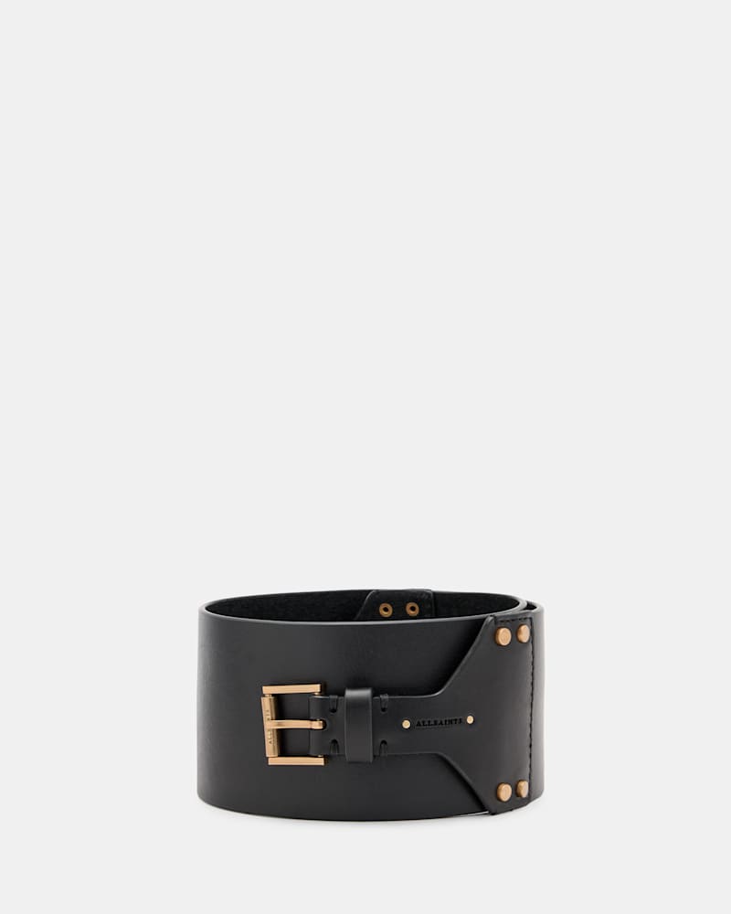 Eden Studded Leather Waist Belt